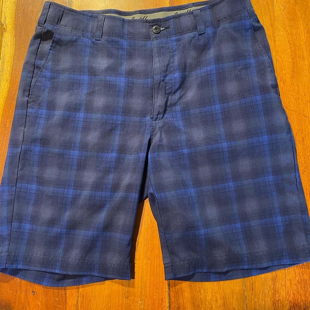 Ben Hogan blue‎ plaid, men’s golf shorts, size 32